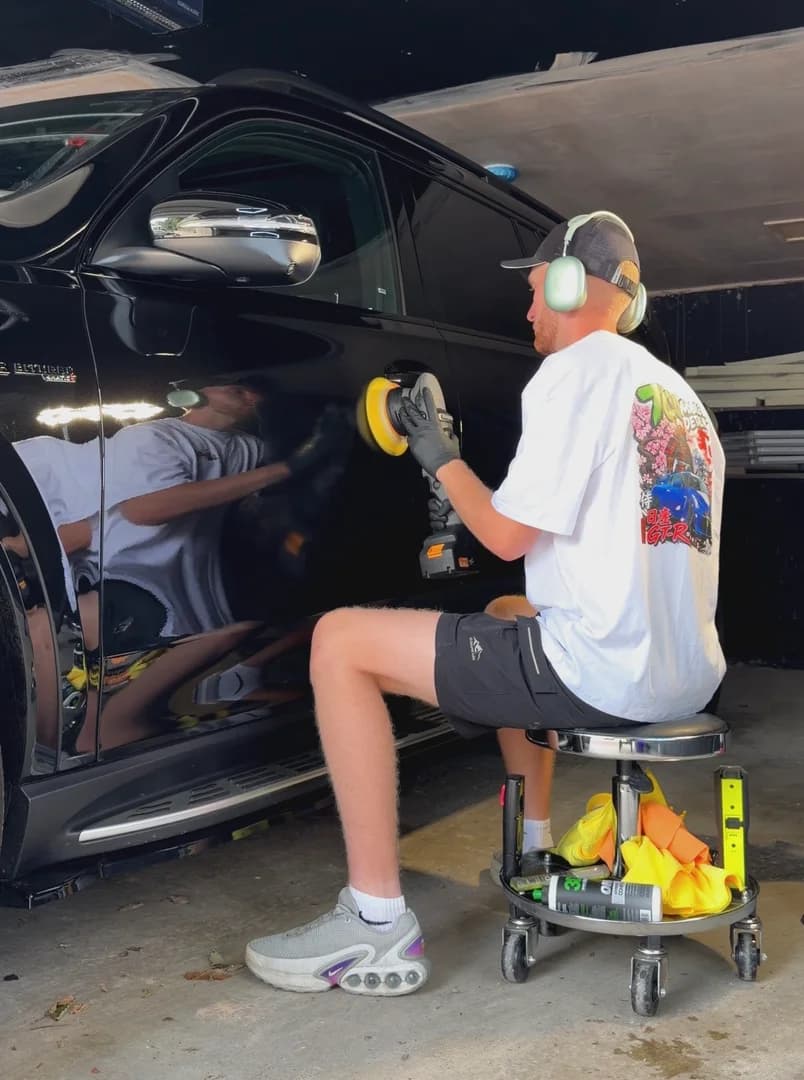 Mobile detailing treatment